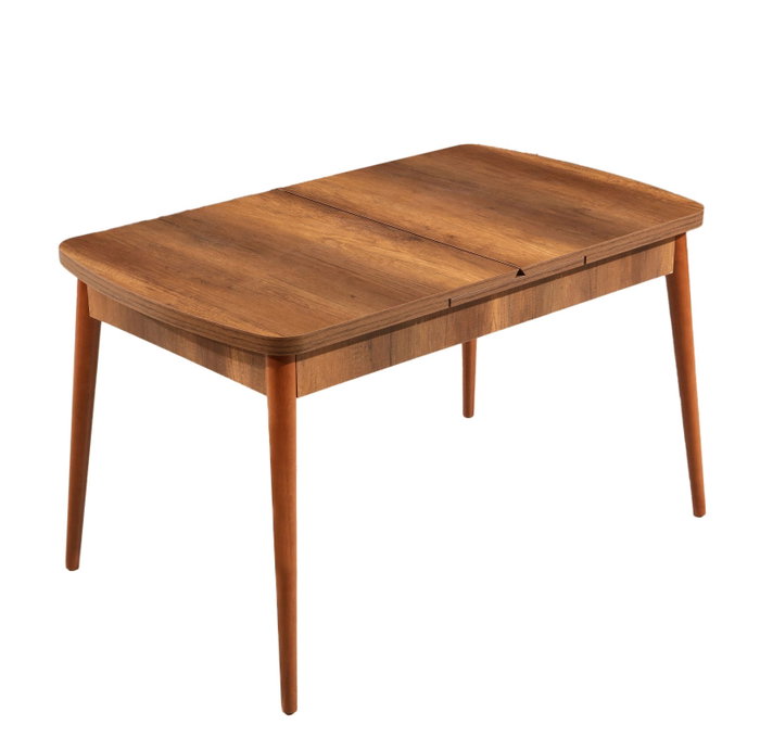 Hanah Home Mesa de Comedor Barok Extensible Nogal Hanah Home Mesa de Comedor Barok Extensible Nogal